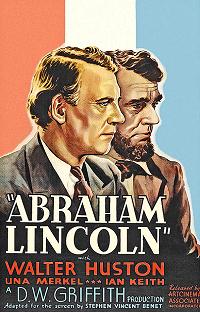 D.W. Griffith Abraham Lincoln Movie Poster
