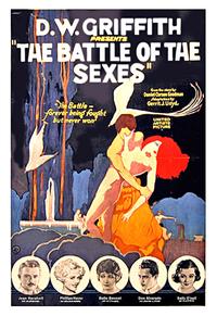 D.W. Griffith The Battle Of The Sexes Movie Poster