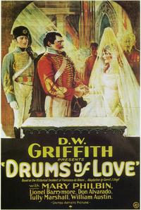 D.W. Griffith Drums Of Love Movie Poster