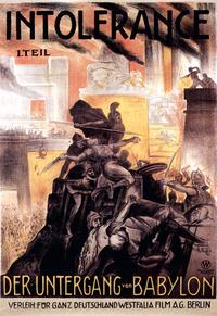 D.W. Griffith Intolerance German Film Poster