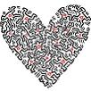 Keith Haring - Heart of Figures