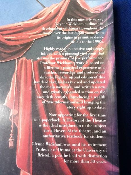 A History of the Theatre Phaidon Book
