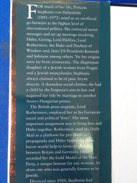 Hitlers Spy Princess Book