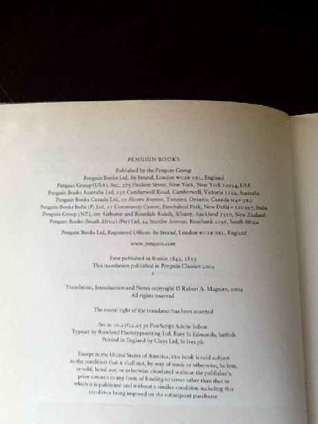 Penguin Classics Nikolai Gogol Dead Souls 2004 Book
