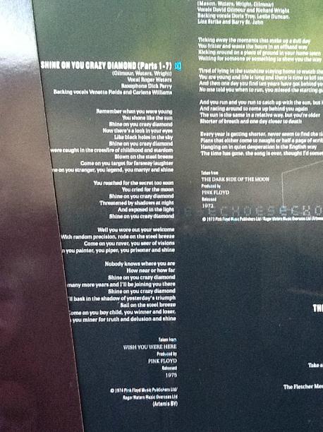 Pink Floyd Echoes UK limited edition 26-track 4-LP vinyl set