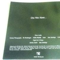 Prince - One Nite Alone 2002 Tour Programme