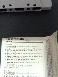 ABBA Greatest Hits Cassette