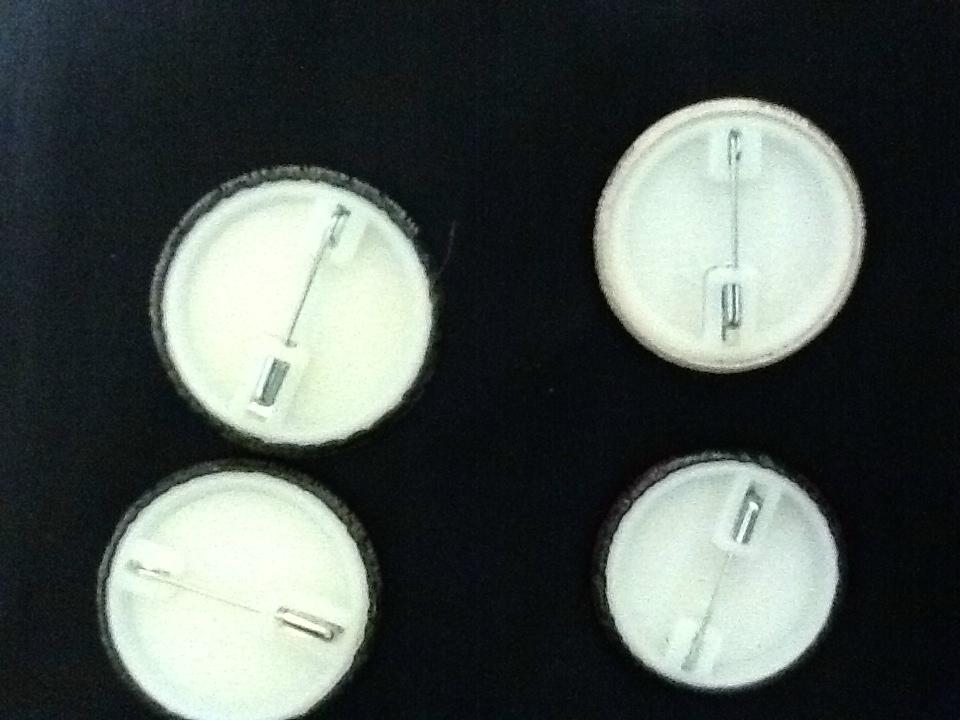 AC/DC Vintage Badges x 4