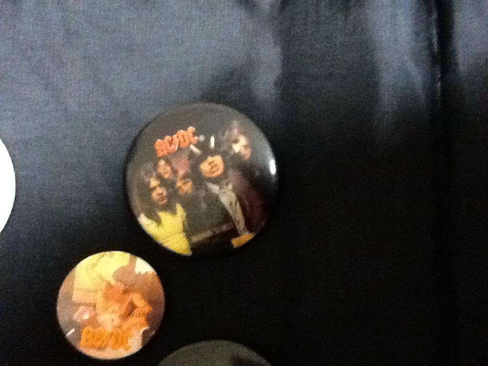 AC/DC Vintage Badges x 5