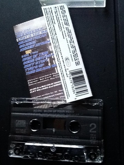 ACDC Blow Up Your Video UK EU Cassette