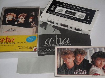 A-HA - The 45 RPM Club Cassette Tape PKF1040 Japanese Issue
