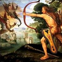albrecht durer / hercules and the stymphalian birds, 1600
