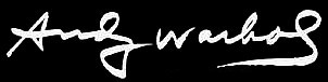 Andy Warhol Signature