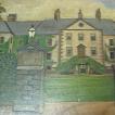 19th Century - Primitive School - Country House View Painting
