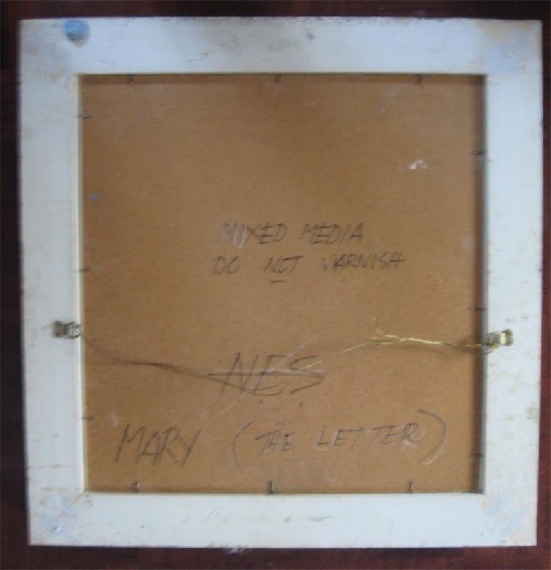 20th Century Ornately Framed Woman & Cat Painting - Oil on Canvas