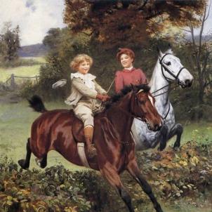 Arthur Elsley His First Fence Print