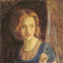 Arthur Hughes Mariana at the Window Fine Art Print