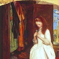 Arthur Hughes Beauty and the Beast Fine Art Print