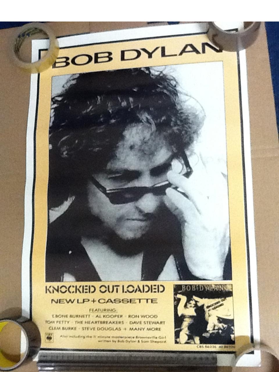 Bob Dylan Knocked Out Loaded poster