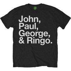 Beatles Official T Shirts Tees