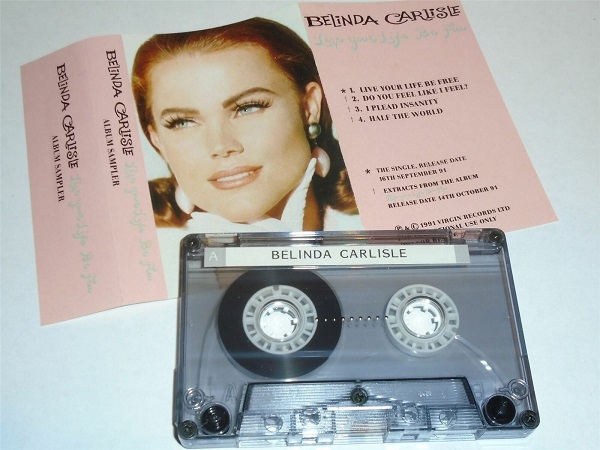 Belinda Carlisle - Live Your Life Be Free Album Sampler Promo 1991 Cassette Tape