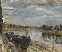 Carel Weight The Thames at Hammersmith