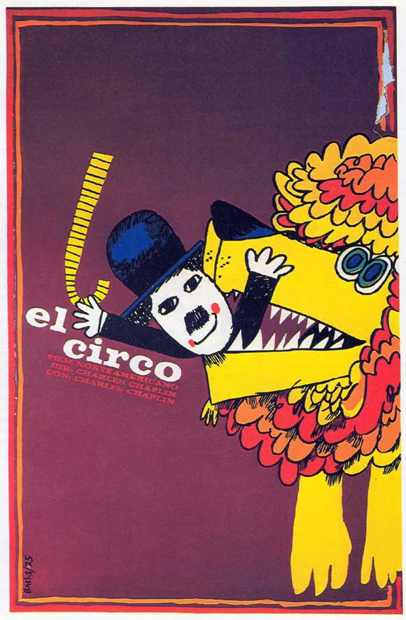 Charlie Chaplin The Circus Spanish Poster