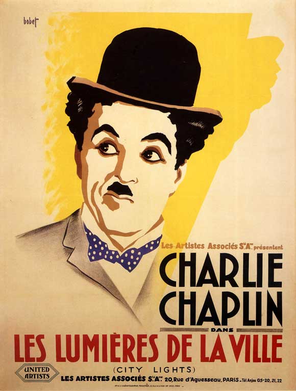 Charlie Chaplin Les Lumieres De La Ville French Poster