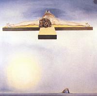 Salvador Dali Gala's Christ Premium Canvas Print