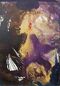 Salvador Dali  Ego Sum Dominus Deus Tuus... (Exodus 3428) Premium Canvas Print