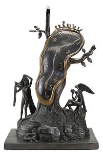 Salvador Dali The Profile of Time Bronze