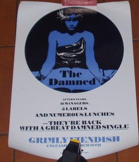 The Damned Grimly Fiendish poster