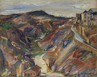 David Bomberg The River Tajo and the Road up to the City, Toledo