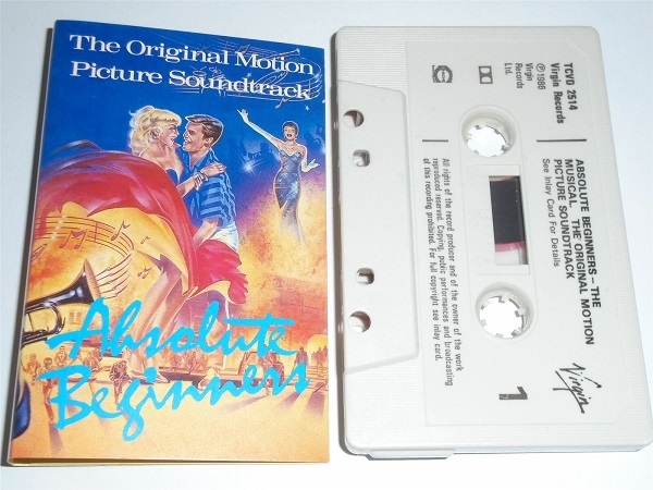 Absolute Beginners - The Original Film Soundtrack Cassette Tape David Bowie
