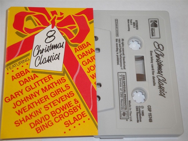 Kodak Promo Christmas Classics CSP15749 Cassette Tape Slade Abba David Bowie