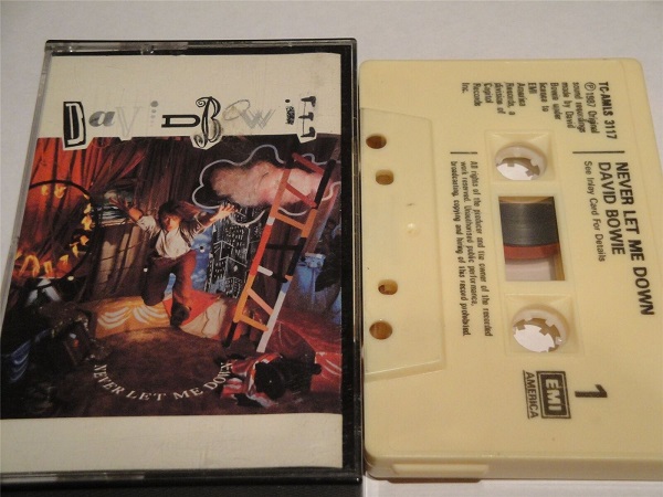 David Bowie - Never Let Me Down Cassette Tape