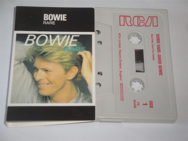 David Bowie - Rare - PK45406 Cassette Tape White Shell Red Text RCA England