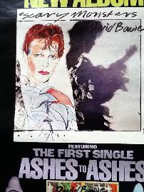 David Bowie Scary Monsters Album Promotional Poster