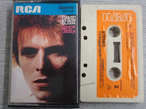 David Bowie - Space Oddity Cassette Tape RCA Paper Label PK2102