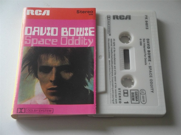 David Bowie - Space Oddity Cassette Tape West Germany PK 84813 Black Text