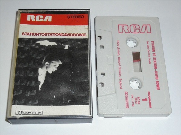David Bowie - Station To Station RCAK3013 Cassette Tape White Shell Red Text