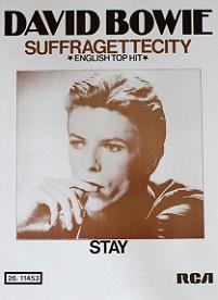 David Bowie Suffragette City / Stay Poster