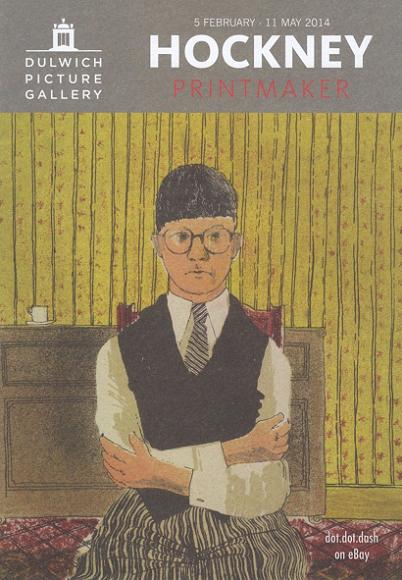 Hockney Printmaker Dulwich Picture Gallery  Exhibition Poster