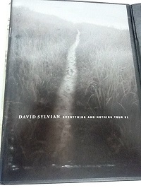 David Sylvian Everything and Nothing UK Tour CD/Programme (2001) - Booklet