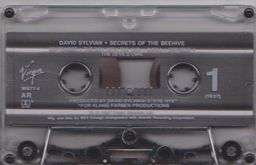David Sylvian Secrets Of The Beehive US Cassette