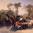 Chelsea Pensioners Reading the Gazette of the Battle of Waterloo
1822: London, Wellington Mus.