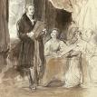 Title:  Sir Robert Peel Reading to Queen Victoria 
Artist: Sir David Wilkie