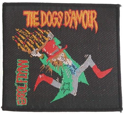 the dogs d'amour errol flynn woven patch