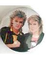 duran duran 1980s badge