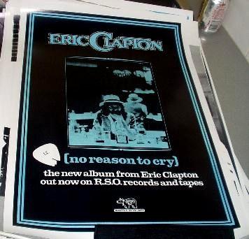 Eric Clapton No Reason To Cry poster